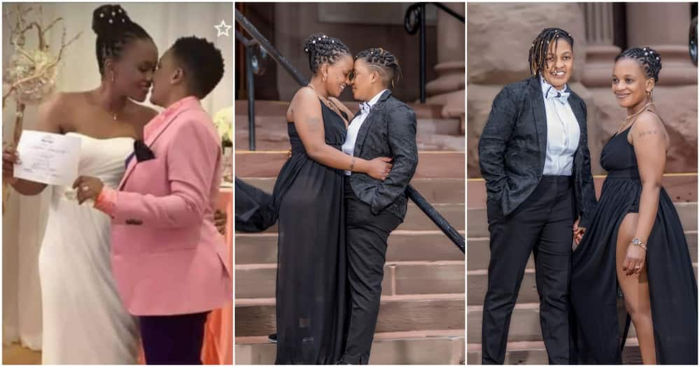 Julie Birungi Mum of EAGT Winners Esther and Ezekiel Celebrates 7th Wedding Anniversary with Wife Jean - Tuko.co.ke