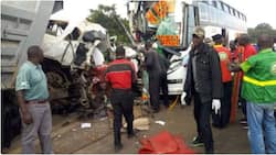 Maai Mahiu: 8 People Perish, Scores Injured after Bus Collides with Lorry
