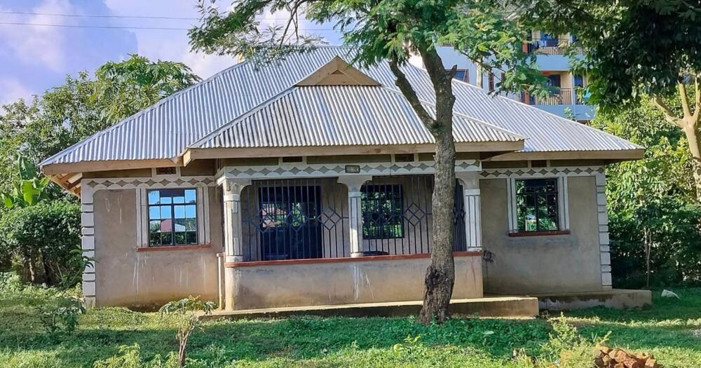A two-bedroomed house in Busia.