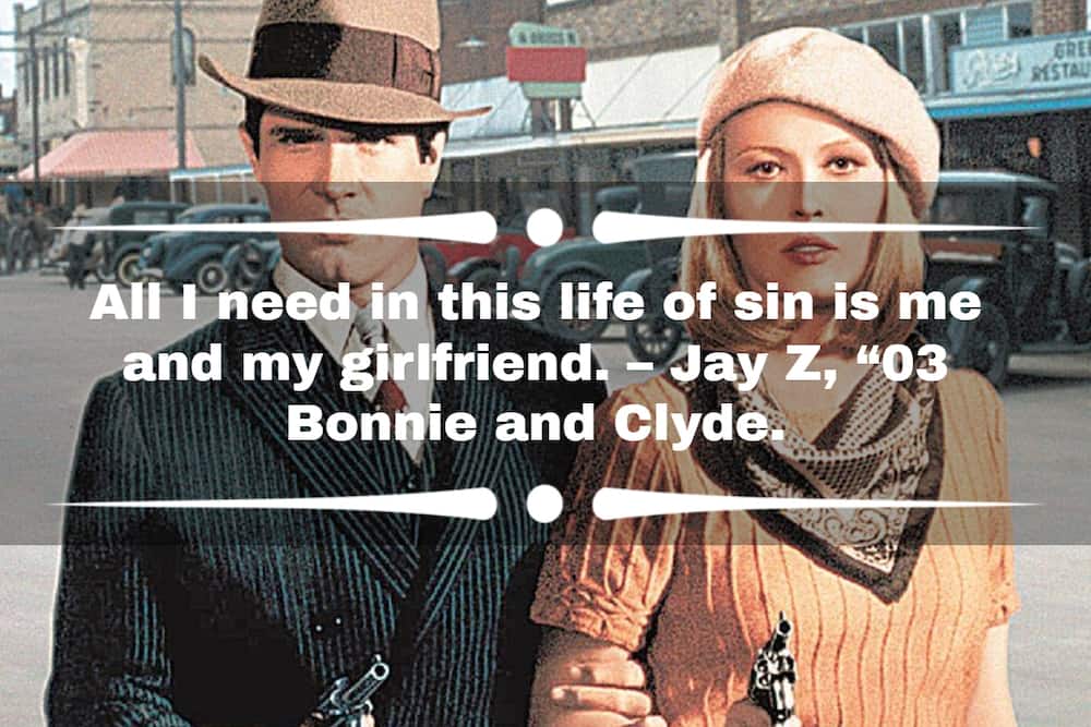 bonnie and clyde quotes jay z