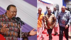 Video of Uhuru Kenyatta's Kind Gesture to UDA Leaders in Nyeri Goes Viral: "Take Care Mummy"