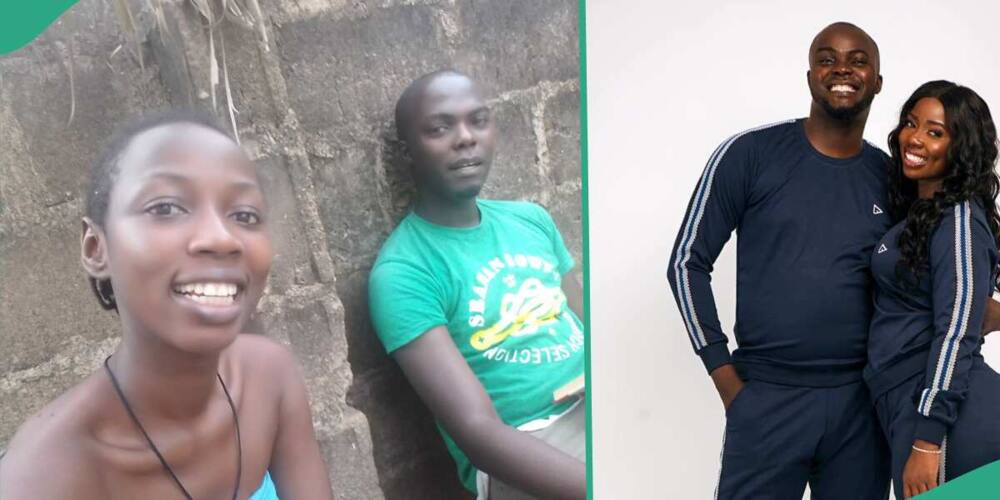Years after living in empty building, Nigerian couple display their lovely change in look