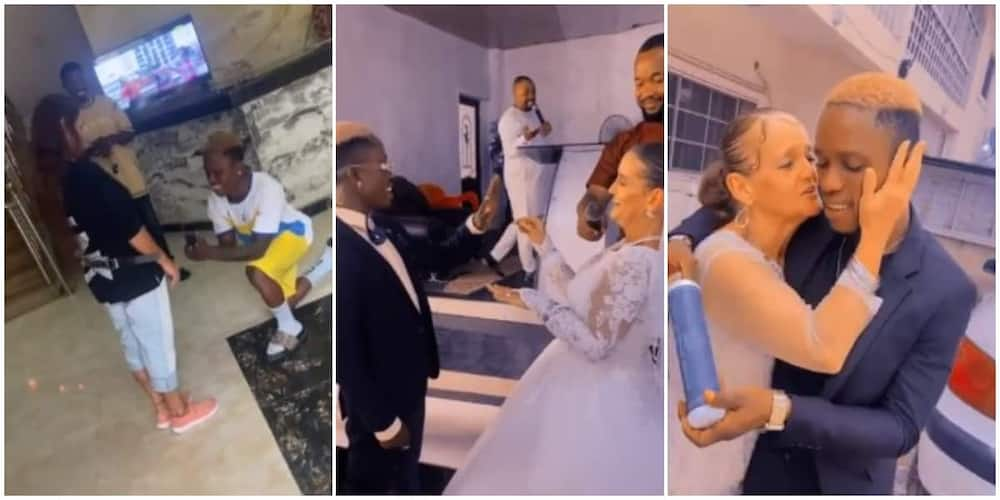 26-year-old Nigerian man tied the knot with 54-year-old white lady.