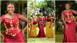 Akisa Wandera, Bridesmaids Show off Lovely Dress as News Anchor Celebrates Her Traditional Wedding