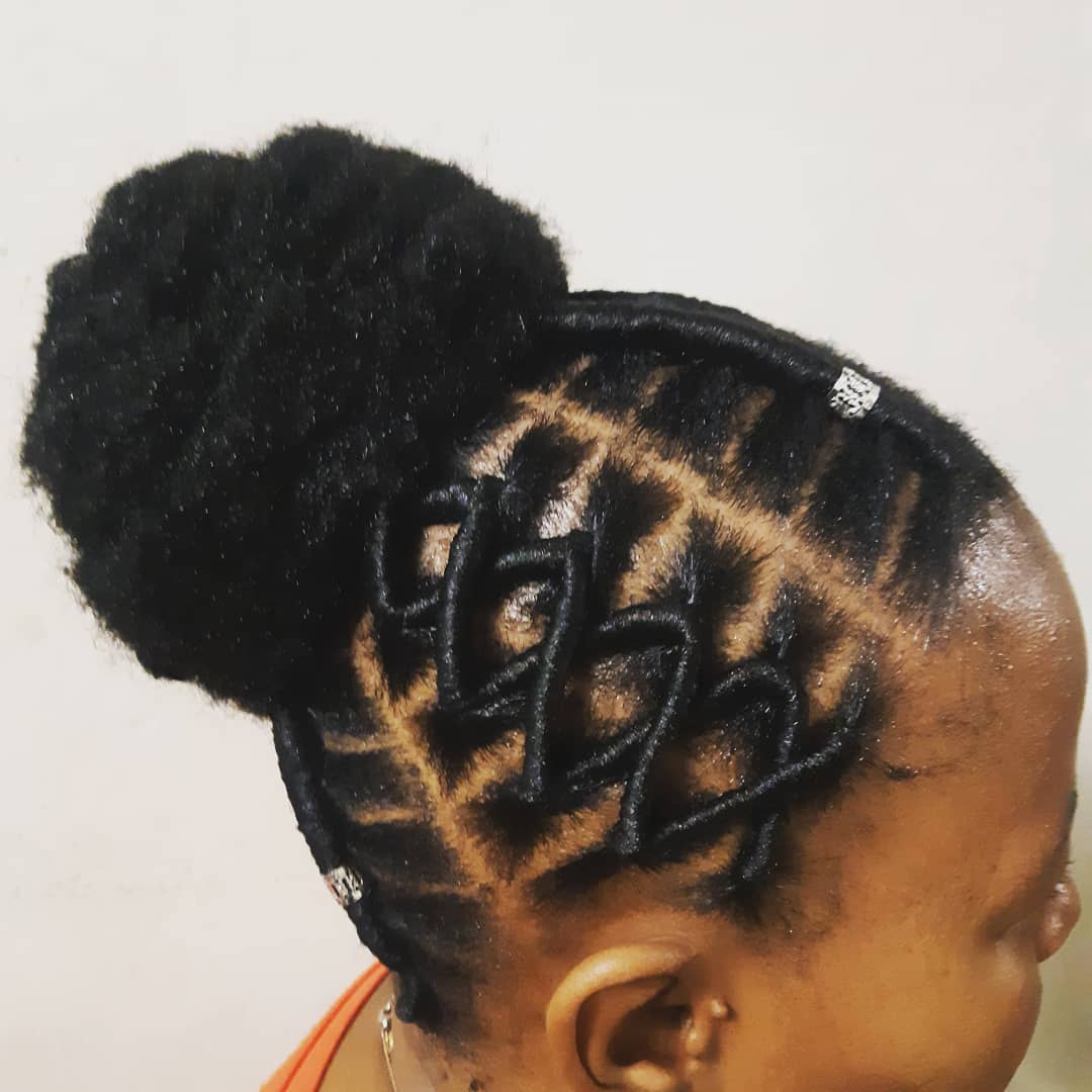 Cana Hair Style Using Wool To Weave / Protective Styles ...