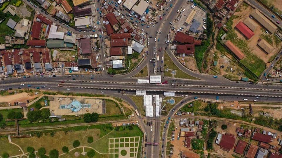 An aerial view of Ondo State