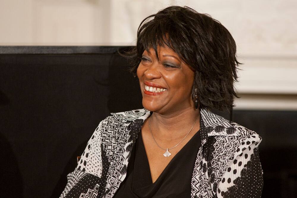 Poet Rita Dove at White House arts education and poetry workshop event