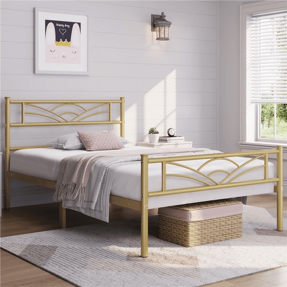 Simple metal bed designs