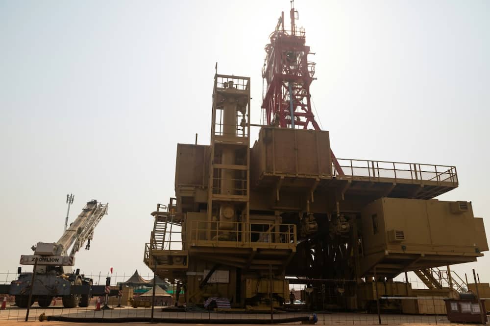 Work is underway for building the extraction platform -- oil could start to move from 2025