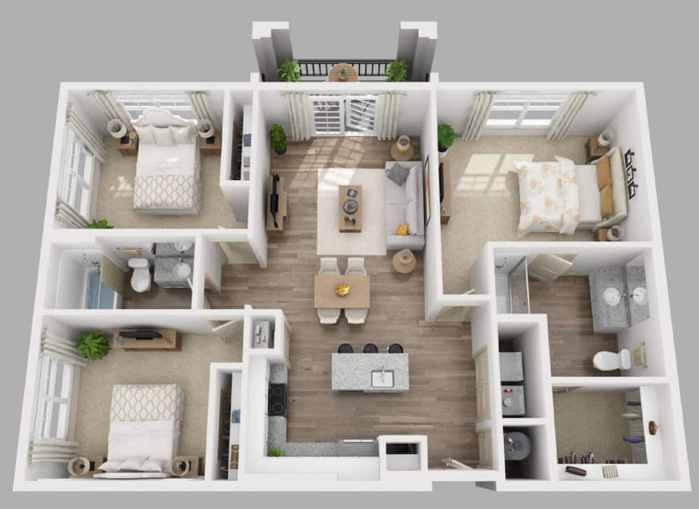 simple-three-bedroom-house-plan-three-bedroom-house-design-0907b-hpd