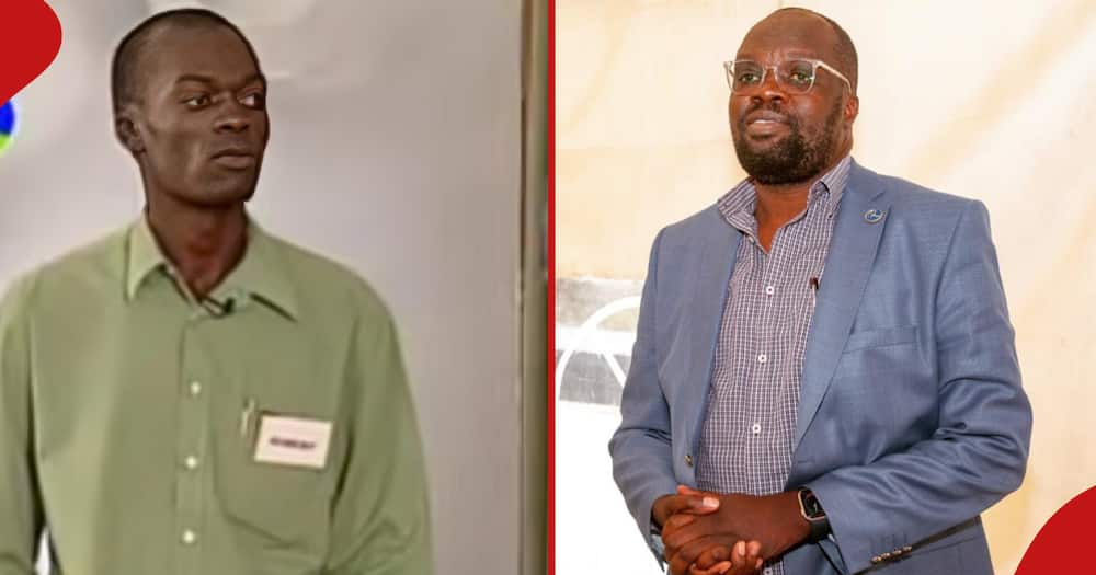 Robert Alai has reacted to a video of him looking lean in a TBT TV show.