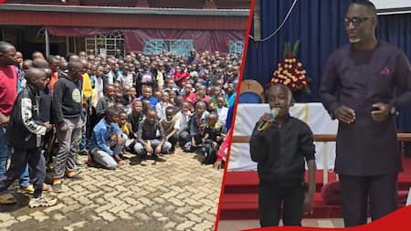Young Boy Courageously Leading Worship in Kikuyu After Counselling Session Warms Hearts: " Powerful"