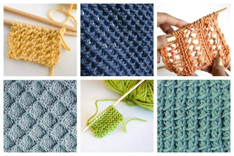 Two-Color Bee Stitch - Knitting Stitch Dictionary 