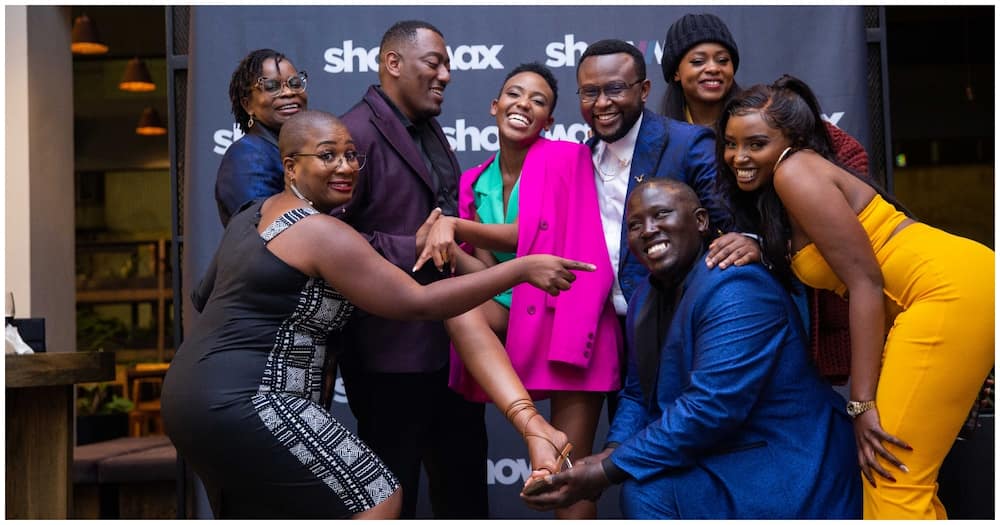 Wakio Mzenge and her cast mates. Photo: Showmax.