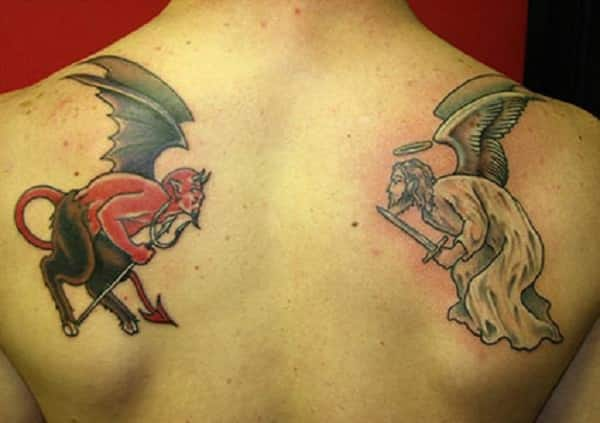 Good And Evil Tattoo Ideas