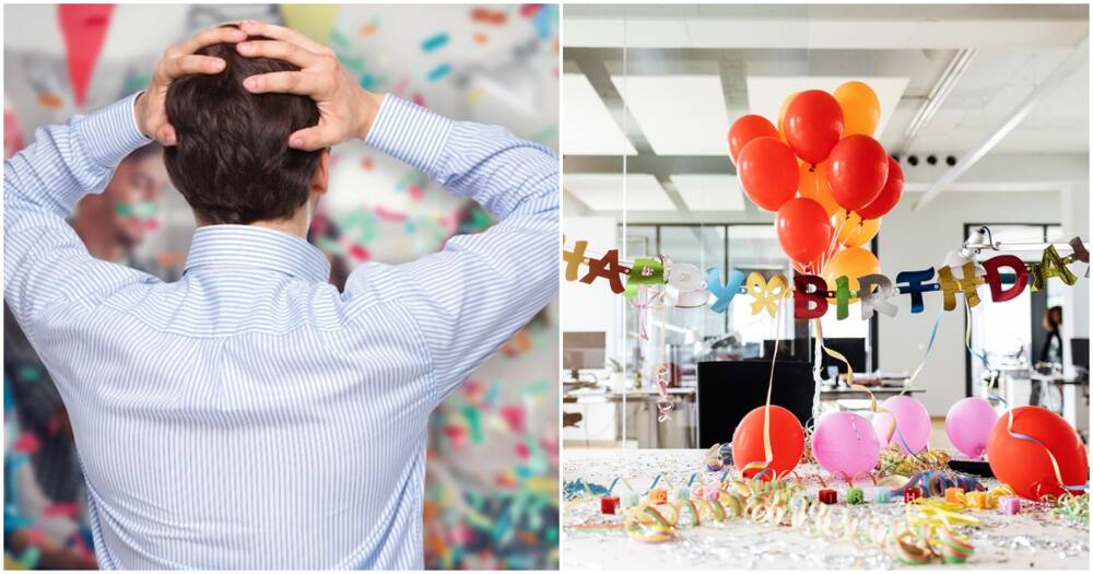 A man sued his employer for throwing him an office party against his wish. Photo: Getty Images.