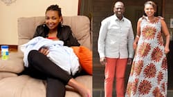 Karen Nyamu Relieved to Go Home After Staying Past Midnight at William Ruto's Residence: "Our Babies and Rest"