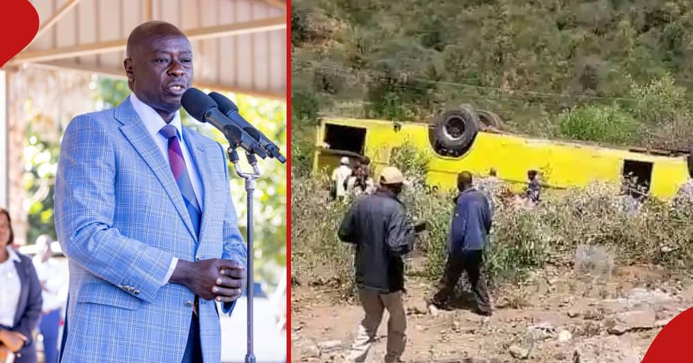 Rigathi Gachagua. He promised to buy Kabsabet High new bus.