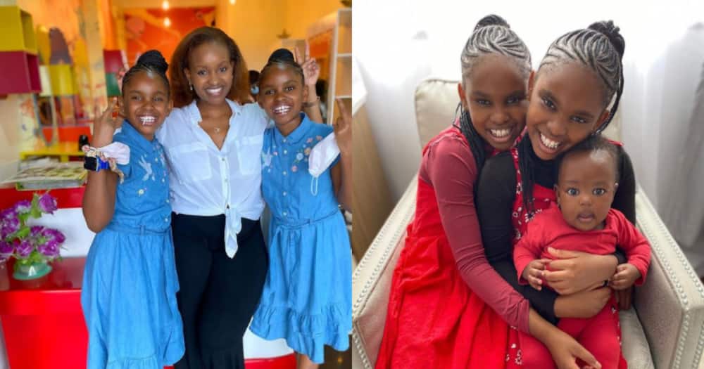 Grace Msalame shows off son's face in beautiful family picture