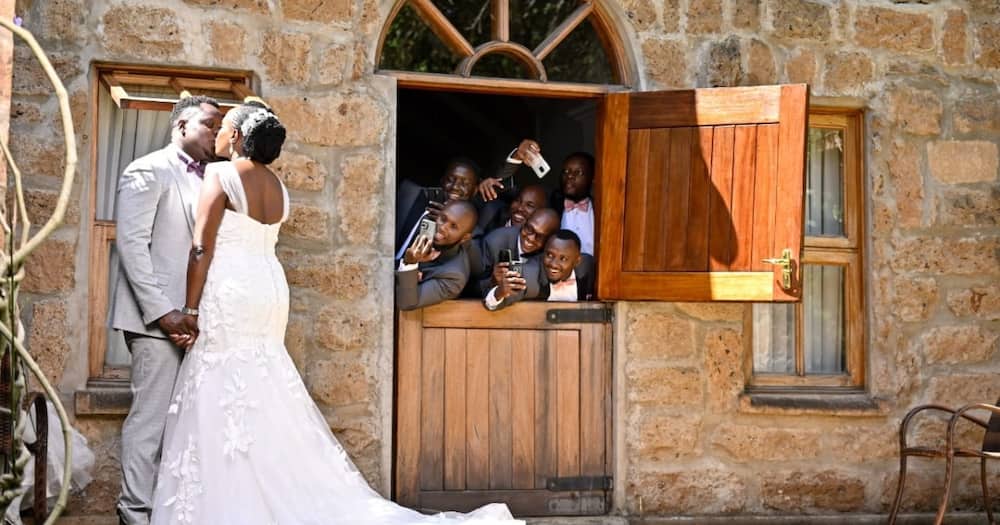 Ferdinand weds longtime girlfriend Caroline Njeri.
