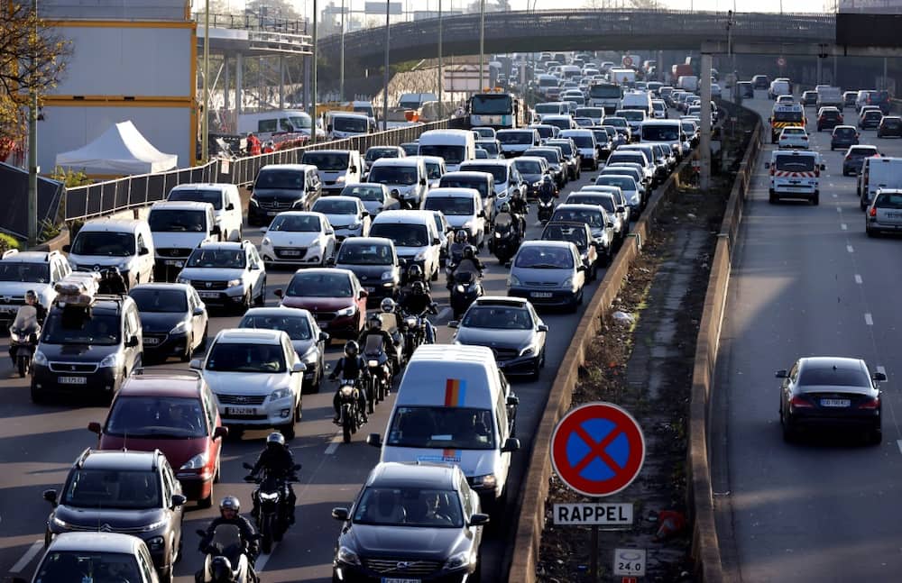 The Paris ring road is notorious for traffic jams