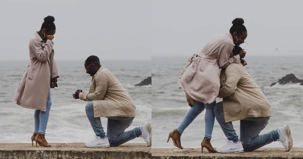 The couple's proposal went viral