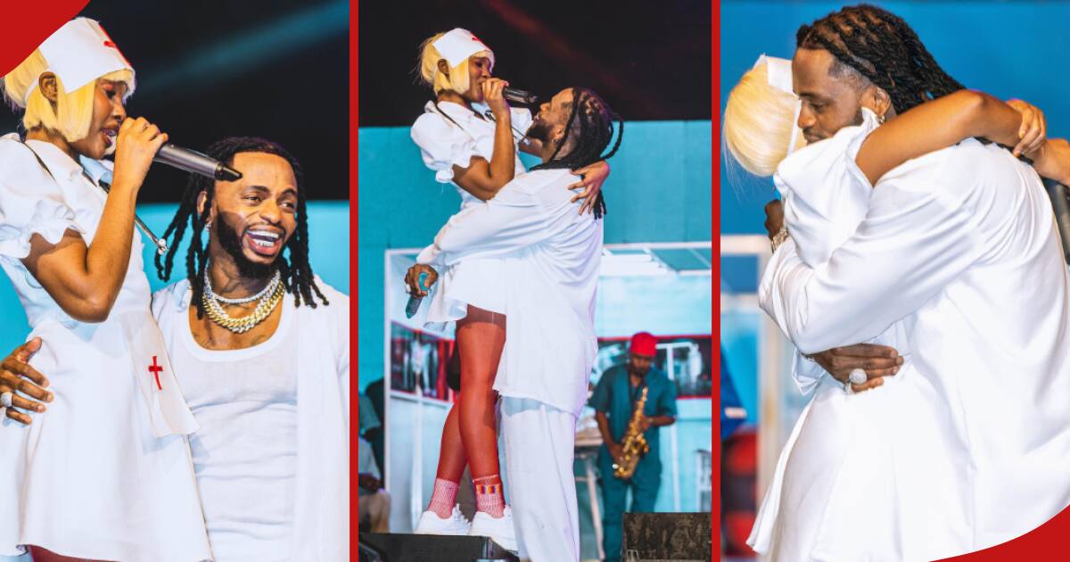 Diamond Platnumz And Zuchu Warmly Embrace On Stage Amid Breakup Rumours ...