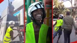 Kalenjin Comedian Arap Marindich Irks Kenyans after Attempt to Whip Tom Mboya Statue: "Disrespectful"