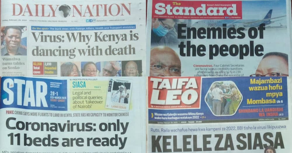Kenyan Newspapers review for February 28