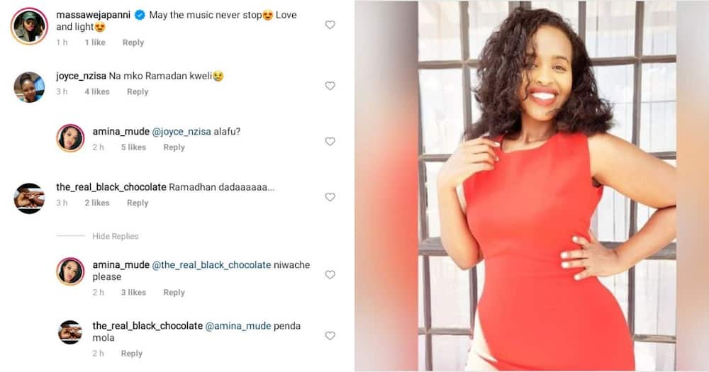 Ben Kitili's Wife Tells Off Fan Who Reminded Her Its Ramadhan After Salacious Video: "niwache Please"