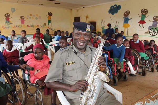 Meet kind Endebess police boss who teaches music to children with special needs