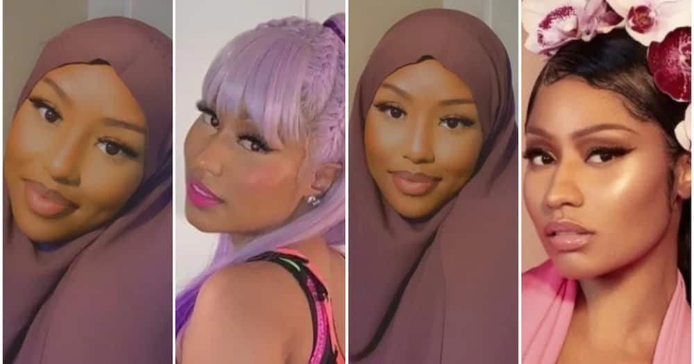 Une Nigériane En Hijab Qui Demande Si Elle Ressemble À Nicki Minaj Reçoit Des Réactions Mitigées