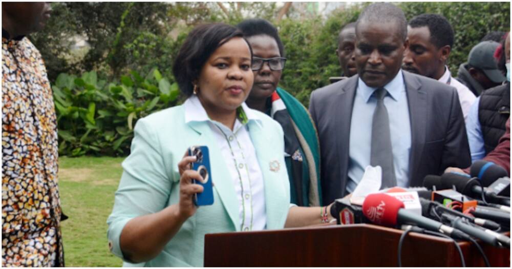 IEBC vice-chair Juliana Cherera (l). Photo: Capital.