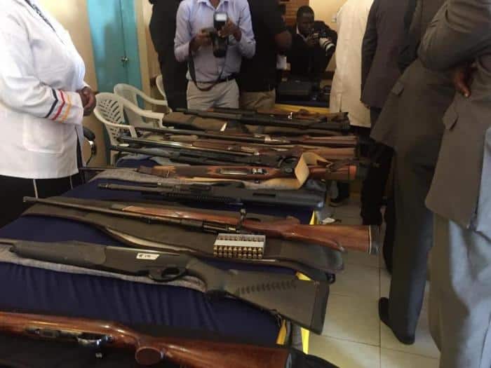 CS Fred Matiang'i left in shock as senior Kenyan surrenders 30 guns