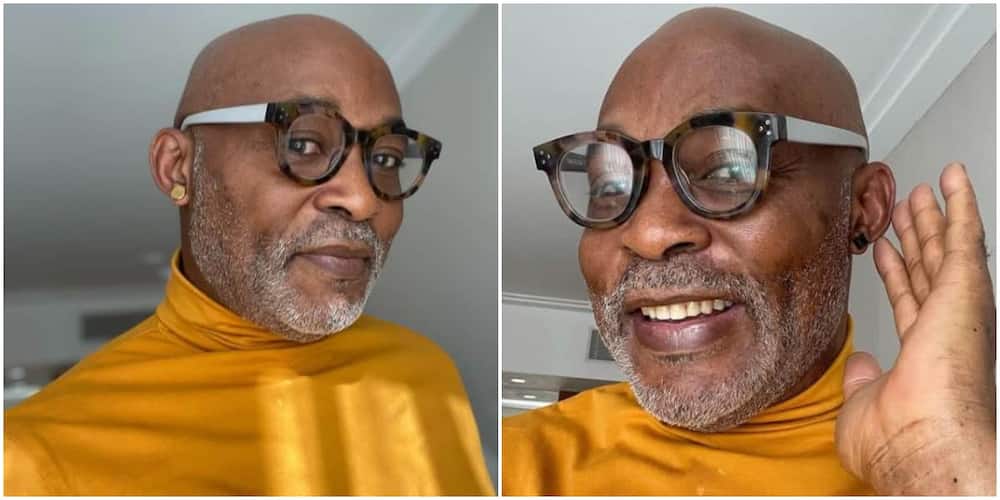 Veteran Actor RMD Finally Fulfils Age Long Fantasy of Wearing Earrings As He Celebrates 60th Birthday