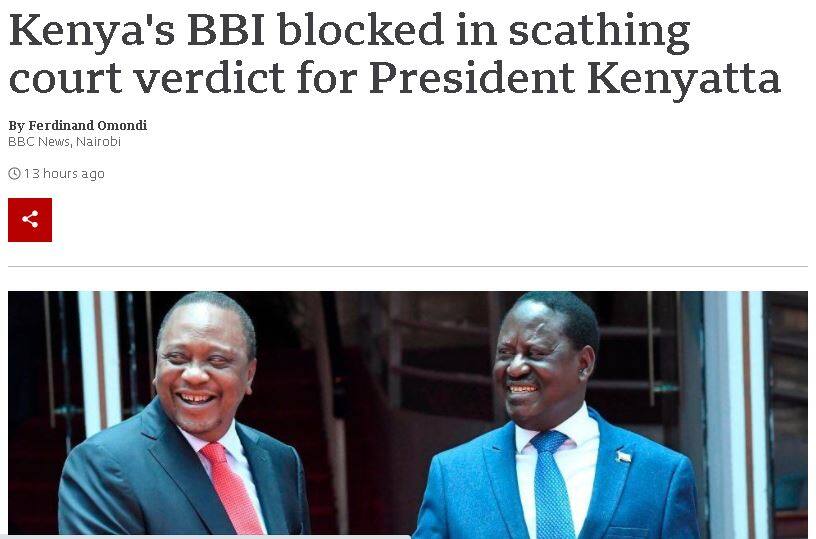 How International Media Covered Kenyan High Court’s Bbi Judgment