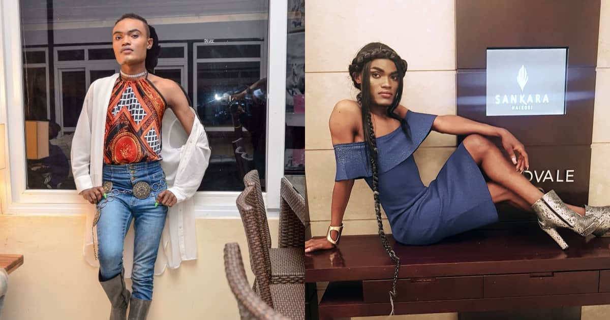 Kenyan Gay Cross Dresser Robettah Reveals He S Had Three Cosmetic