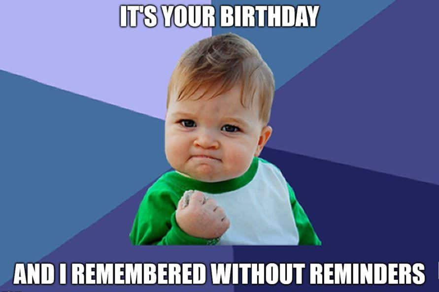 birthday meme funny girl