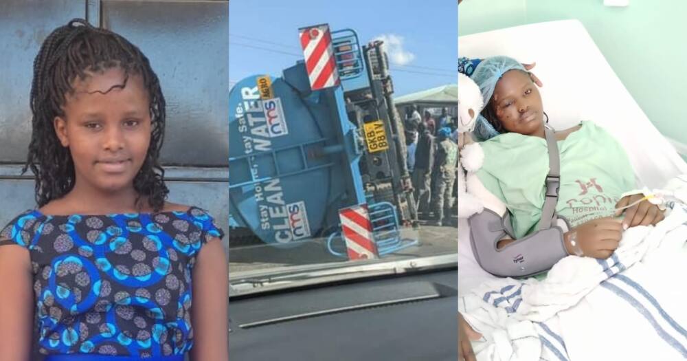 Stella Kathambi needs help to raise KSh 410k after a horrific water bowser accident.