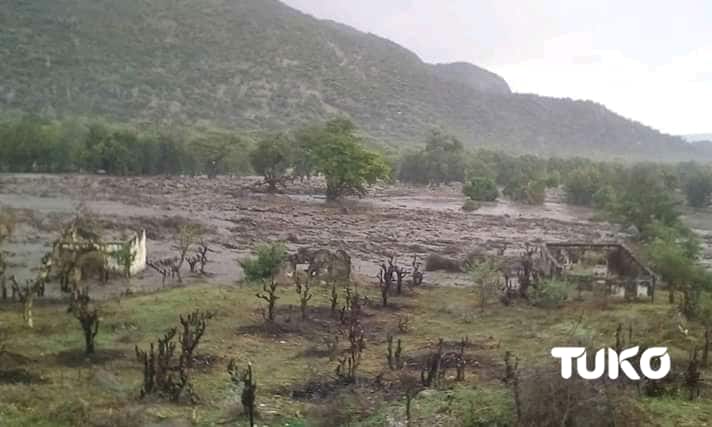 Elgeyo Marakwet- Pokot border: Several people feared dead as heavy rains sweep several houses, police post