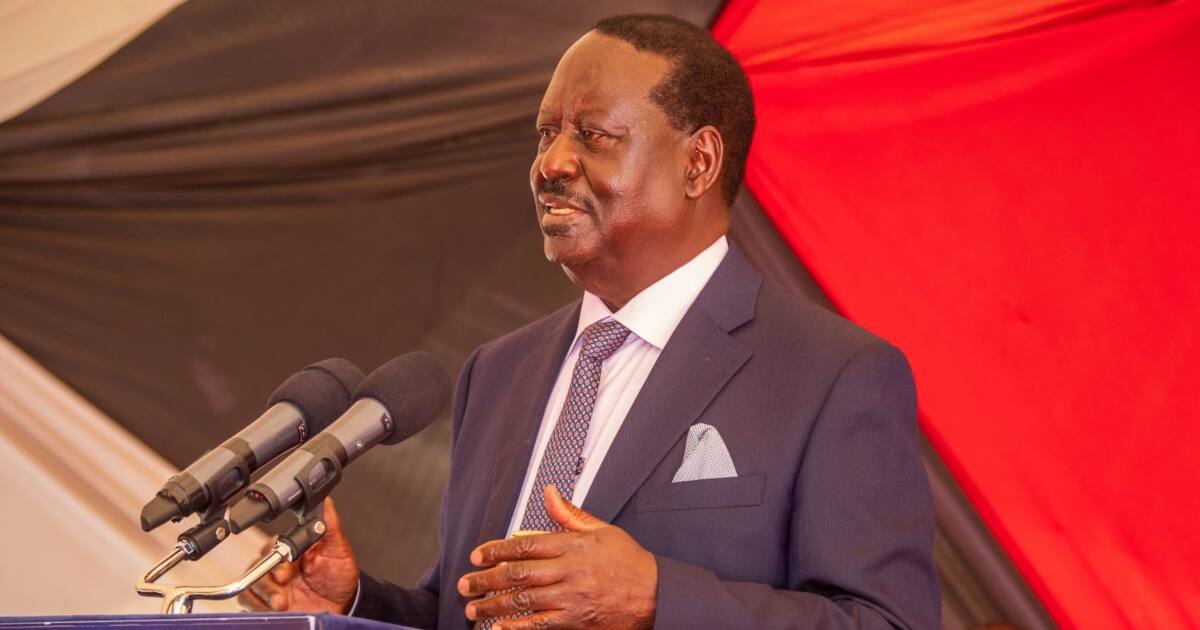 "Freeze Allowances": Raila Odinga Gives Ruto 6 Options To Run Govt ...