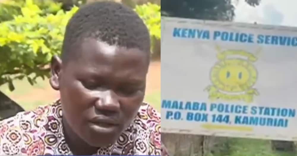 Her baby was pronounced dead on arrival at the hospital. Photo: Screenshot of video by KTN News.