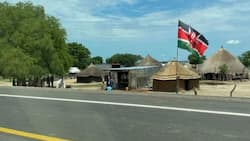 Kenyan Flag Spotted Flying in South Sudanese Village, Netizens Impressed: "One People"
