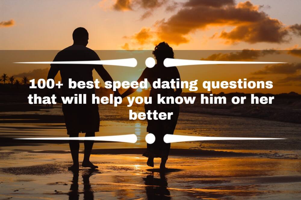 Speed dating questions