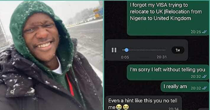 Un hombre que se mudó al extranjero sin decírselo a una amiga comparte el mensaje de voz que ella le envió: «Es pretenciosa»