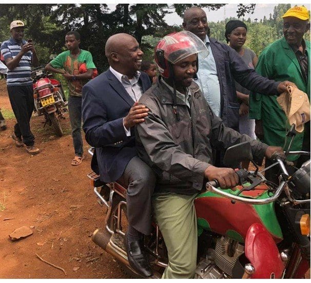 Kauli mbalimbali zatolewa baada ya Gideon Moi kukalia bodaboda kwa mara ya kwanza