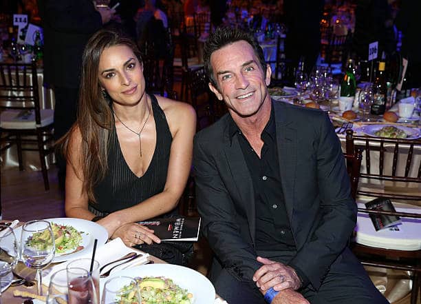 Lisa Ann Russell and Jeff Probst