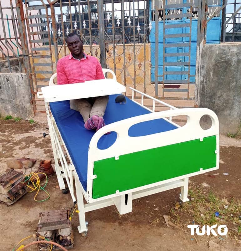 Meshack Otieno: Juja artisan sidelined as Uhuru orders 500 unique hospital beds from Kiambu youths