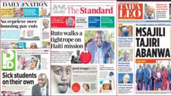 Kenyan Newspapers Review, March 13: Body of Missing Police Officer Found in Mortuary
