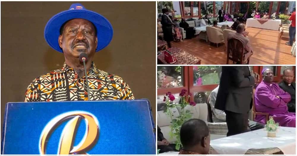 Raila Odinga: Viongozi wa Kidini Wakutana na Kiongozi wa Azimio Nyumbani Kwake Karen